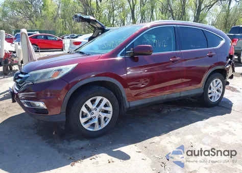 2015 Honda Cr-V Ex-L from USA, damaged, VIN 5J6RM4H75FL089070